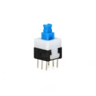 hotselling 8*8mm 2P2T self lock push button switch stop start button Switch KAN-W8