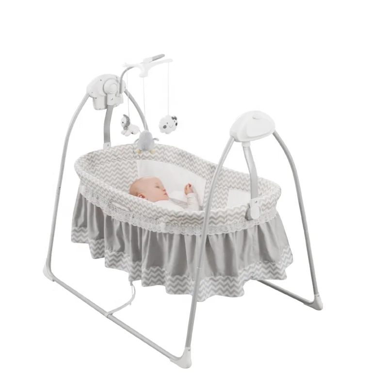 Baby Bouncer Rocking Crib Automatic Baby Rocker Baby Cot With