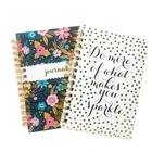 A5 organize with divider laminated and gold reinforced corners Custom printing daily planner