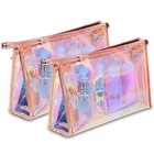 Transparent Plastic Zipper Clear PVC Cosmetic Bag