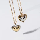 Jewellery Fashion Gold Plated Heart Pendant Necklace For Women Jewellery Gift