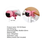 Toy Electric Fish Toy Automatic Irregular Bounce YoYo Ball Robotic Kitten Entertainment Electric Cat Fishing Toy