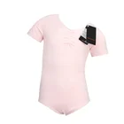 JW Wholesale Short Sleeve Dance Dress Pink Leotards Ballet for Girls