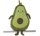 Kawaii 8 inch avocado plush doll baby toy stuffed doll child pillow gift