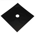 Factory Price Non Stick 0.2mm Heat Resistant Silver Gas Stove Cover Burner Stick Sove Protectors