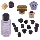 zamac18mm metal caps overcaps black parfum caps for perfume bottle