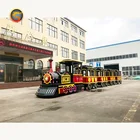 Amusement park rides electric tourist road train for sale