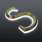 Brass Sign Letters Bronze Letters Maker DIY 3D LED Backlit Channel Letters