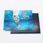 Sea Souvenir Beautiful Seal Foil Paper Magnet