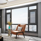Large glass House windows double glazed soundproof windows aluminium casement window