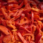 Wholesale Frozen red pepper slices easy to processing food