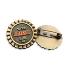 Wholesale Ancient Bronze Badge/Ancient Gold Brooch Customized Metal Pin Brooch