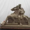 life size factory Customized war soldier design human statue figure art 3d artwork sculpture