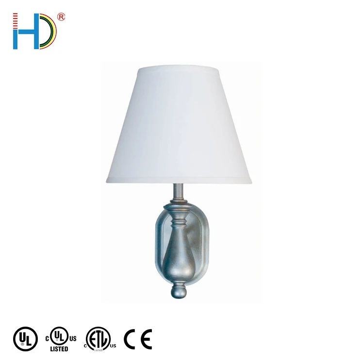 Traditional Bohemian Brass Finish Boundary Polyresin Bed Side Wall Light