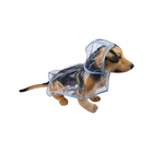 Wholesale Transparent Waterproof Dog Apparel Waterproof Large Pet Dog Raincoat for Dog