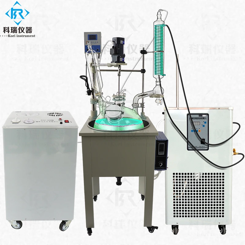 SF-200l    200L Jacketed Glass Reactor price