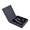 luxury linen leather wooden Photo Album Packaging Gift box for wedding
