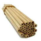 Bar Accessories Straw Carbonization Eco Bamboo Straw Pure Natural Bamboo Straw Drinks