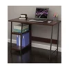 Modern Glass Top 120 Managing Furniture Foldable Organizer Mobile Minimalist Home Office Wood Computer Desk
