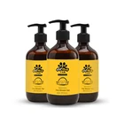 Hot sale factory direct Plastic Shower Gel Bottle With Press Cap PET OEM Shampoo for Dogs cat Hair Care