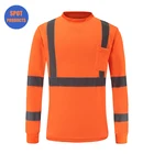 Spot wholesale fluorescent yellow safety work polo shirt