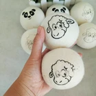 Natural Fabric Softener Reusable Reduces Clothing Wrinkles and Saves Drying Time Wool Dryer Balls a set of 3 with box