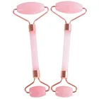 Hot selling product jade roller skin care anti aging jade roller rose quartz pink facial massage jade roller