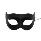 Mini masquerade black mask funny happy halloween kids adults halloween eye masks for party