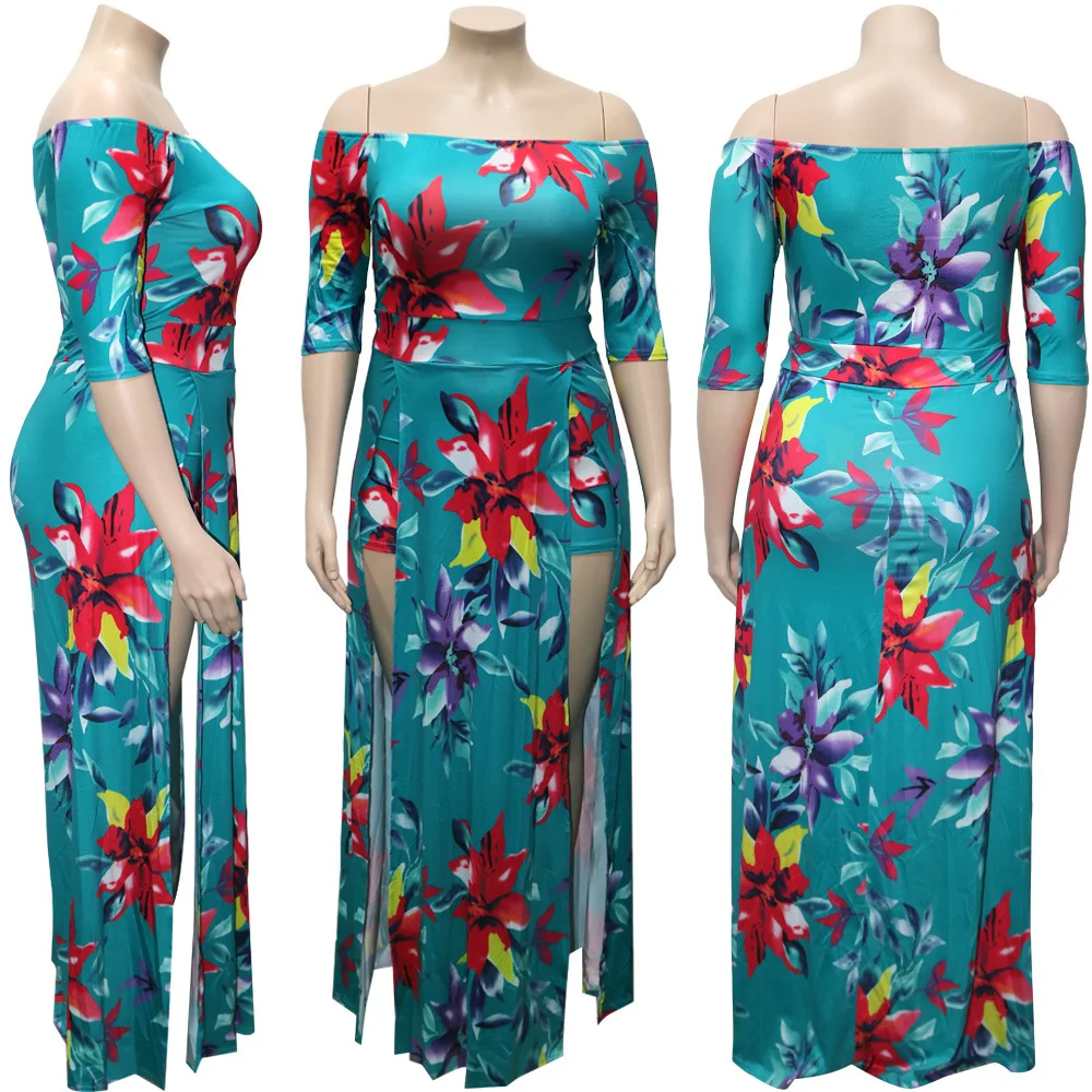2020 New Design Plus Size Dress 5XL Wholesale Women Clothing FM-P5005