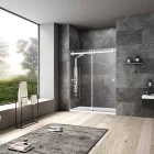 2 Years Warranty Bathease Custom Frameless Double Sliding Shower Tempered Glass Bathroom Door