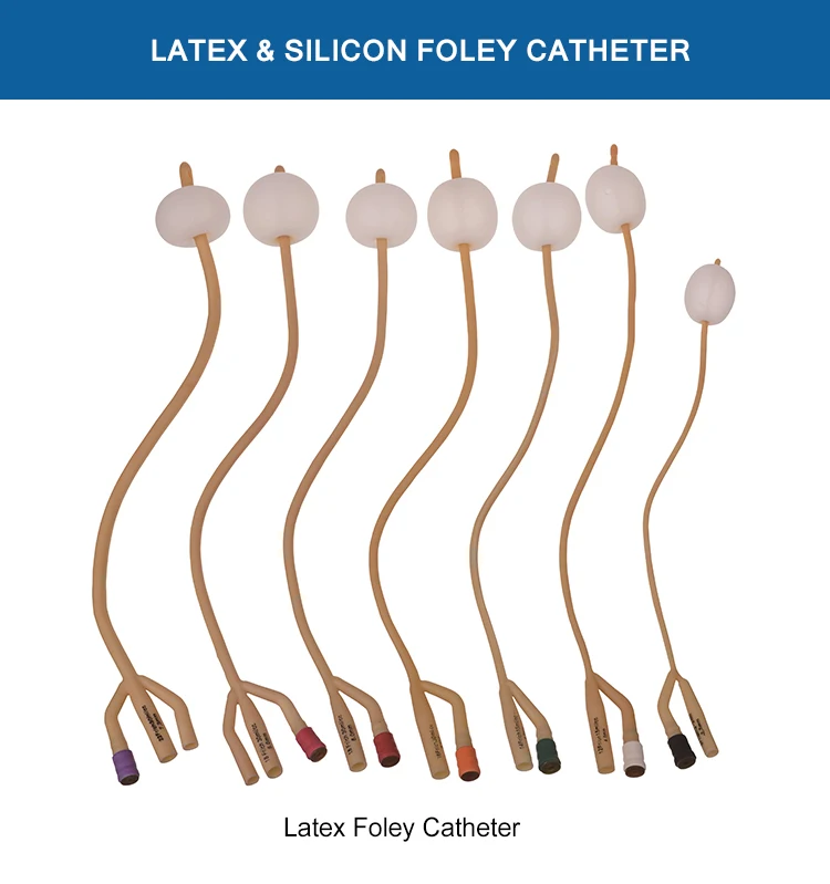 disposable latex foley catheter urinary catheter