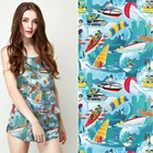 Eco-friendly Digital Print 100% Pure Silk Charmeuse Satin Silk Fabric