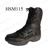 DJJ, factory manufacture thick military men's black tactical boots with side zipper shock resistant combat boots HSM115