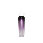 Factory Price 50ml bulk Empty Purple Glass Cosmetic Bottle Purple Color Bottle with White Pump