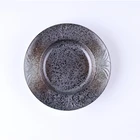 Ceramic round soup plate western dish borscht pasta plate