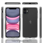 New Fit Shockproof For iPhone 11 Case Acrylic Transparent Clear Phone Cases Cover