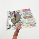 Vinyl Vinyl Label Printing Waterproof Custom Self Adhesive Vinyl A4 A5 Sheet Kiss Cut Sticker Label Print