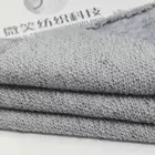 Wholesale 64% polyester 39% cotton 7% wool plain dyed knitted french terry fabric