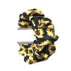 Wholesale Personalized Serape Leopard And Sunflower Print Scrunchies Watch Bands