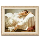 New design woman painting on canvas for home decoration
