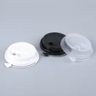 Disposable Plastic Dome Cup Lid 90mm Quality Round Coffee Drink Cup Lid