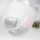 Women adult disposable pull up diaper plastic pants cover for menstrual