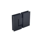 Hinge Of Hinges For Door HEBAO B033 Matt Black Glass Door Self Closing Hinge For Bathroom Made Of Brass