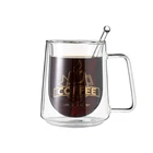 Double Wall Insulated Borosilicate Glass Mugs for Drinking Tea Coffee Mugs for Daily fine