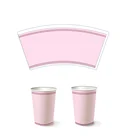 Best selling new design disposable coffee paper cup fan