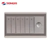 High grade high quality 6 gang switch and light lamp dimmer switch