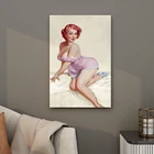 modern artwork decor home sexy girl pictures fat woman oil painting lady canvas prints wall art