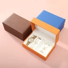 Set Gift Birthday Gift Set Women Quartz Watch Set Luxury 5 Pcs Pearl Bracelet Necklace Ring Earrings Ladies Birthday Gift