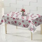 Lemon design fruit flower PVC printed tablecloth pvc flower table cover