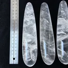 Wholesale Natural Crystal Healing Stone Clear Quartz penis sex Crystal Massage Wand for Women